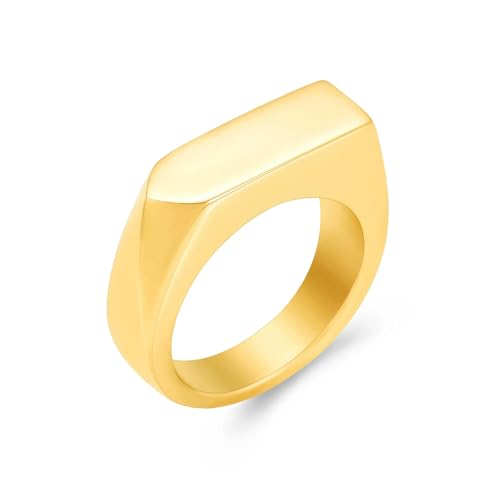 MKJFRLLSA Einäscherungsschmuck für Asche Geometrie Stil Gedenkurne Ring Asche Halter mit Füllsatz Andenken Einäscherungsring für Männer von MKJFRLLSA