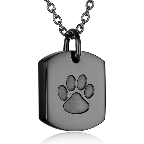 MKJFRLLSA Feuerbestattung Halskette für Asche Edelstahl Kreuz Urne Anhänger Asche Halter Gedenkschmuck von MKJFRLLSA