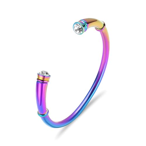 MKJFRLLSA Geburtsstein Einäscherung Armband für Asche Edelstahl Bunte Urne Gedenkschmuck Intarsien Kristall Armreif Andenken für Frauen MKJFRLLSA Geburtsstein Einäscherung Armband für Asche Edelstahl Bunte Urne Gedenkschmuck Intarsien Kristall Armreif Andenken für Frauen von MKJFRLLSA