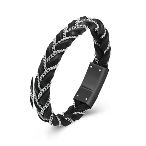 MKJFRLLSA Herren Manschette Urne Armband für Asche Einäscherung Schmuck Urne Armband Armreif für Asche Andenken Denkmal von MKJFRLLSA