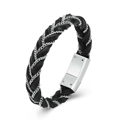 MKJFRLLSA Herren Manschette Urne Armband für Asche Einäscherung Schmuck Urne Armband Armreif für Asche Andenken Denkmal von MKJFRLLSA