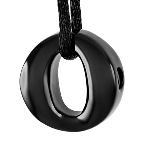 MKJFRLLSA Kreis des Lebens Einäscherung Schmuck für Asche Edelstahl Urne Halskette für geliebten Menschen Andenken Schmuck Geschenk von MKJFRLLSA
