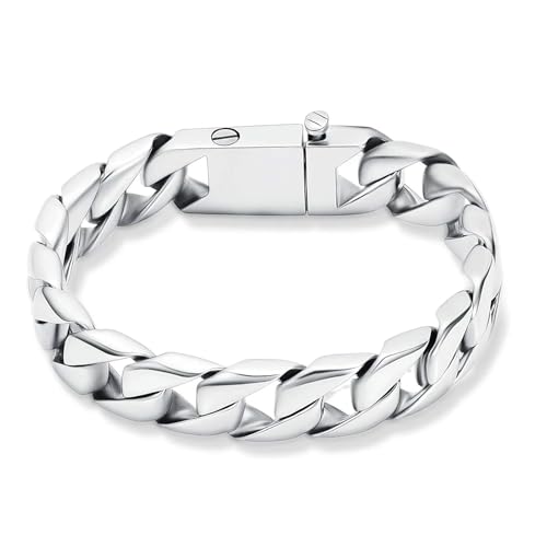 MKJFRLLSA Link Armreif Einäscherung Denkmal Asche Halter Armband Andenken Schmuck Beerdigung Überreste Medaillon Herren Manschette Armband Urne MKJFRLLSA Link Armreif Einäscherung Denkmal Asche Halter Armband Andenken Schmuck Beerdigung Überreste Medaillon Herren Manschette Armband Urne von MKJFRLLSA