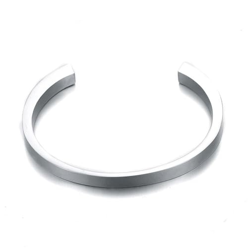 MKJFRLLSA Link Armreif Einäscherung Denkmal Asche Halter Armband Andenken Schmuck Beerdigung Überreste Medaillon Herren Manschette Armband Urne von MKJFRLLSA