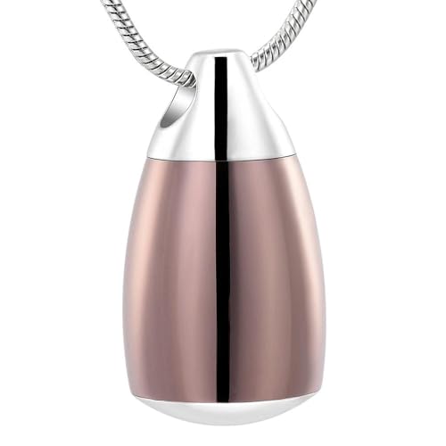 MKJFRLLSA Träne Tropfen Memroial Schmuck Memory Leave Anhänger Halten Asche Wasser Tropfen Einäscherung Urne Halskette Für Haustier/Mensch Asche MKJFRLLSA Träne Tropfen Memroial Schmuck Memory Leave Anhänger Halten Asche Wasser Tropfen Einäscherung Urne Halskette Für Haustier/Mensch Asche von MKJFRLLSA