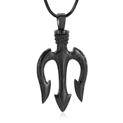 MKJFRLLSA Urne Halskette für Asche Einäscherung Asche Schmuck Beerdigung Andenken Anhänger Geschenk von MKJFRLLSA