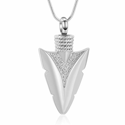 MKJFRLLSA Urne Halskette für Männer Einäscherung Schmuck für Asche Memorial Medaillons Andenken Anhänger für Frauen Männer Memory Geschenk von MKJFRLLSA