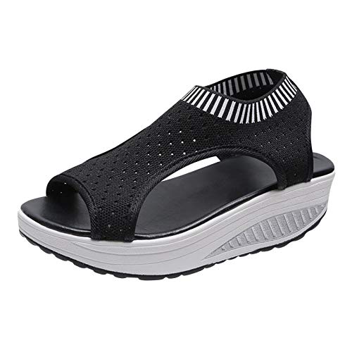 Dicke Sohlen Fußbekleidung Ausgeschnittene Spitze Stoffschuhe Frauen Laufschuhe Atmungsaktive Damen Slingback Sandalen Laufschuhe Herren Damen Turnschuhe Sportschuhe von MKMK