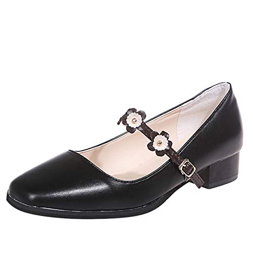 MKMK Ballerinas für Damen Flacher Absatz Spitzenstoff Damenschuhe Einfarbig Geschnürt Flache Schuhe Freizeitschuhe Schuhe Keilabsatz Damen Damenschuhe Comfort Walking von MKMK