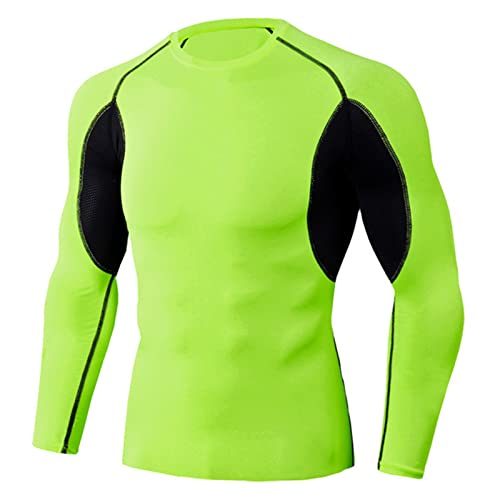 MKMK Herren Thermounterwäsche Oberteile, Herren Sport Thermoaktive Sportwäsche Zum Joggen, Segeln, Wandern Oder Skifahren Herren Funktionsunterwäsche Half Zip Base Layer Langarmshirt Slim Fit von MKMK