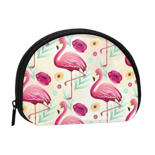 London Kleine Münzbörse Mini Brieftasche Pouch Change Wallet Coin Pocket für den täglichen Gebrauch und Geschenke, Flamingo, Einheitsgröße, Dry Bag von MKNAZ