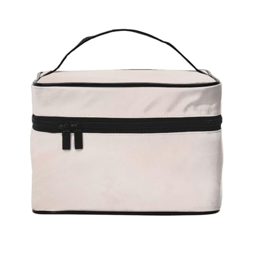 Niedliche Pinguin-Reise-Make-up-Tasche, tragbare Kosmetiktasche für Frauen und Mädchen – stilvoll und geräumig, Rosarot und schwarz, Einheitsgröße von MKNAZ