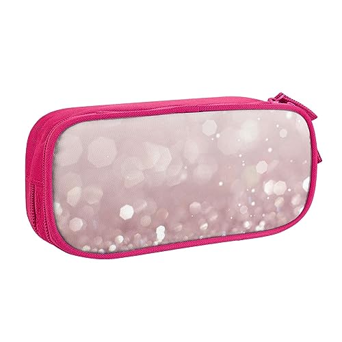 Pink Beach Federmäppchen für Mädchen und Jungen, großes Fassungsvermögen, doppellagiges Stifteetui & Make-up-Tasche für Studenten, Künstler, Schule, Büro, College, rose, Einheitsgröße, Schulranzen von MKNAZ