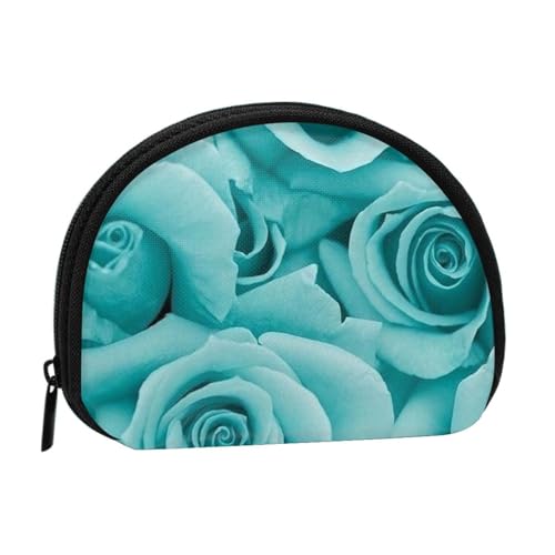 Rose Kleine Geldbörse Mini Brieftasche Pouch Change Wallet Coin Pocket für den täglichen Gebrauch und Geschenke, rose, Einheitsgröße, Dry Bag von MKNAZ