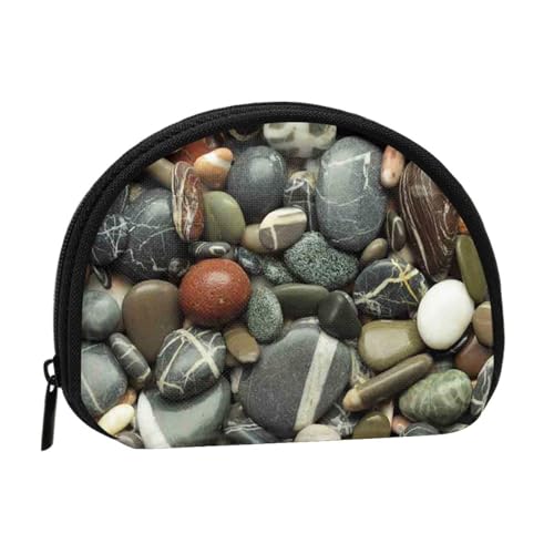 Spa Village of Floral Wasser Bad Salz Kerzen Kleine Münzbörse Mini Brieftasche Beutel Kleingeld Geldbörse Münzfach für den täglichen Gebrauch und Geschenke, Cobble, Einheitsgröße, Dry Bag von MKNAZ