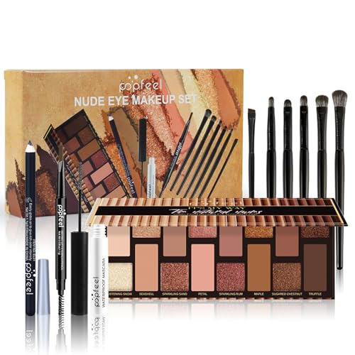 Professionelles Make-up Sets, MKNZOME Schminkkoffer Schminke Set Damen Schminkset Makeup Paletten Kosmetik Lidschatten Lipgloss Geburtstags Weihnachten Geschenkset von MKNZOME