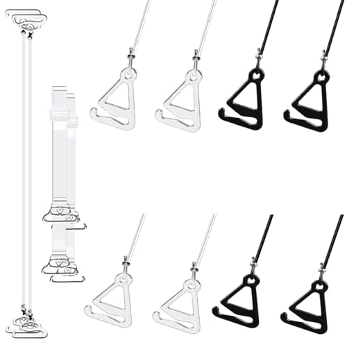 MKVZIYE 6 PaarUnsichtbarer Klare BH Träger, Transparent BH-Träger, Verstellbare Durchsichtige BH-Träger, Ersatz-BH-Träger von MKVZIYE