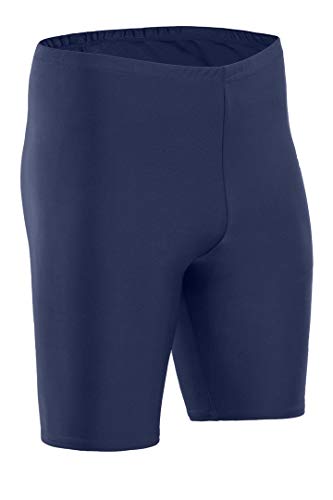 Herren Radler Kurze Sporthose matt Stretch 80% Polyamid 20% Elasthan, L, Magenta von ML-Sport24