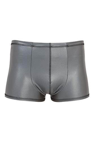 ML-Sport24 Herren Wetlook Boxer Slip 3 Stück Boxershort, glänzend, Stretch, 80% Polyamid 20% Elasthan, XL, Weiß von ML-Sport24