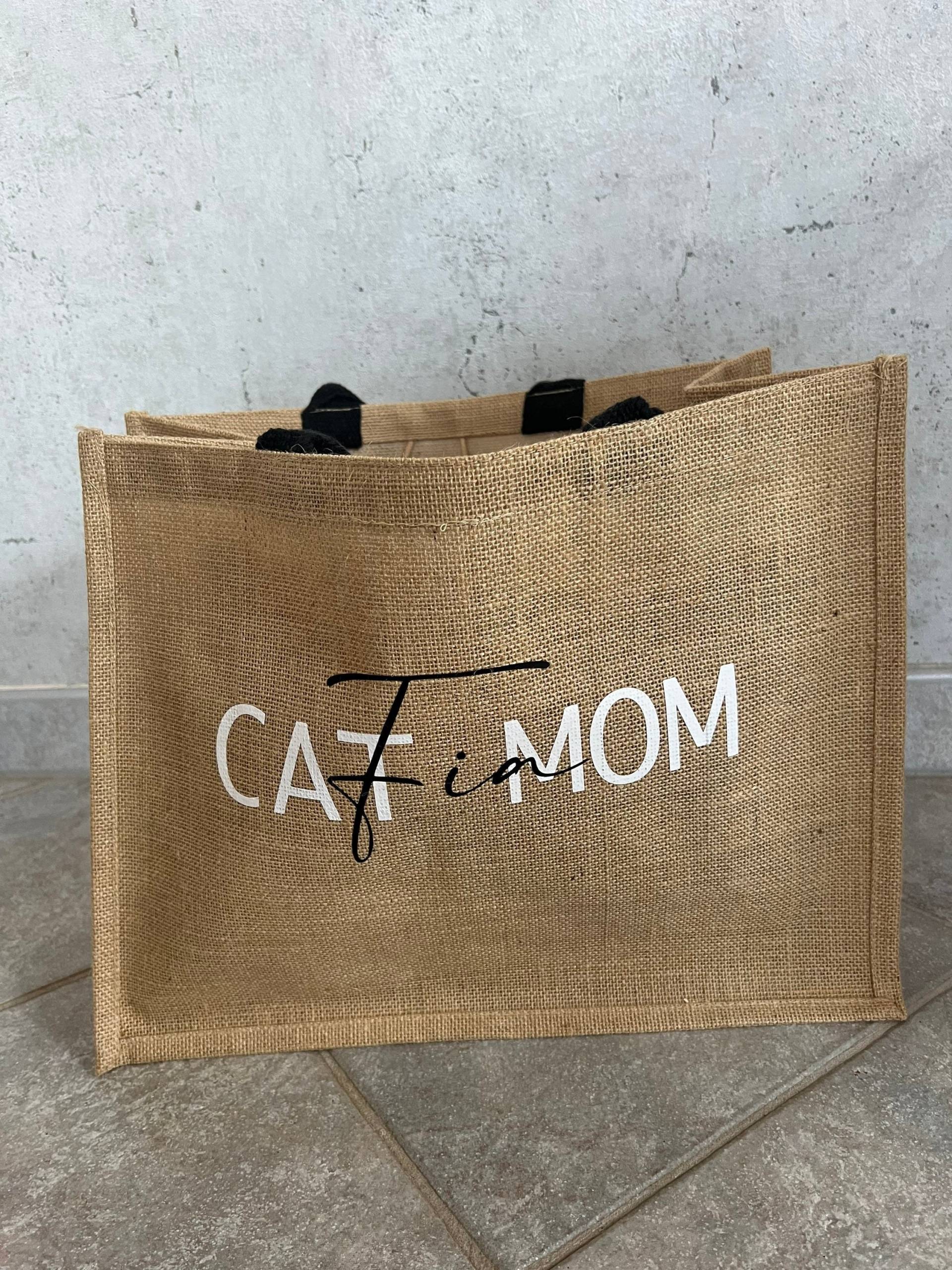 Personalisierte Jutetasche, Catmom, Markttasche, Geschenk, Individuelles Einkaufstasche, Katzenmama, Katze, Cat, Bag Personalisierte Jutetasche, Catmom, Markttasche, Geschenk, Individuelles Einkaufstasche, Katzenmama, Katze, Cat, Bag von MLDesiign