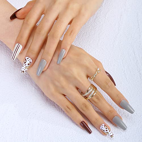 Mlen Diary Gefälschte Nägel Französische Spitze Presse Auf Nägel Kurze Importierte Material 0.3mm Dicke Einzigartige Seide Politur Tech Glatte Berührung Diy Nägel Kit für Wowen Mädchen 24 Pcs (Gnade) Mlen Diary Gefälschte Nägel Französische Spitze Presse Auf Nägel Kurze Importierte Material 0.3mm Dicke Einzigartige Seide Politur Tech Glatte Berührung Diy Nägel Kit für Wowen Mädchen 24 Pcs (Gnade) von MLEN DIARY