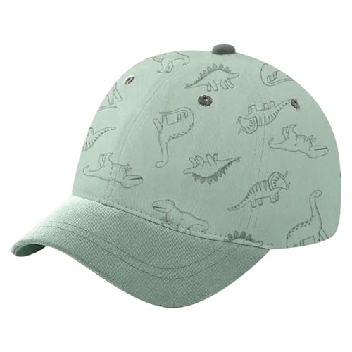 MLPKOI Baby Baseballkappe Dinosaurier Muster Baseballmütze Verstellbare Cartoon Kleinkind Sonnenhüte Sport Mütze Anti-UV Sommerhut für Jungen Mädchen von MLPKOI