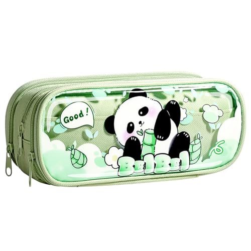 MLPKOI Transparentes Federmäppchen aus Mesh, Große Kapazität Pencil Case 3 Fächer Multifunktionale Schreibwaren-Tasche Teenager Federtaschen für Schule und Büro Federmäppchen von MLPKOI