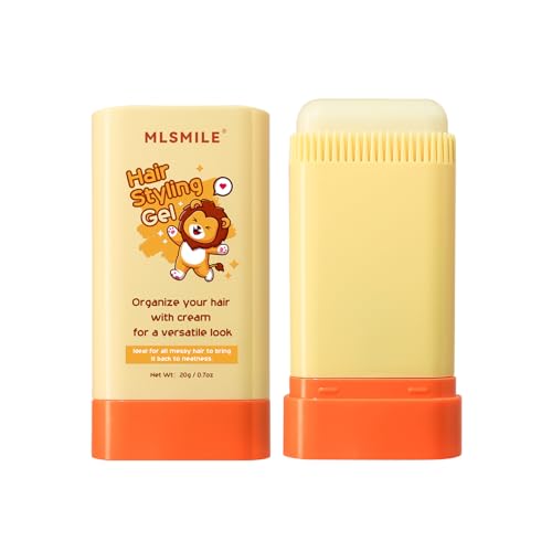 MLSMILE Haargel für Kinder, Haarwachs Stick für Männer und Frauen - Styling Gel, Sichere Inhaltsstoffe, Einfache Anwendung - Perfekt zum Bändigen von fliegendem Haar und zum Kreieren toller Frisuren von MLSMILE