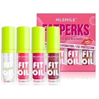 MLSMILE - Set of 4: Fit Oil Lip Gloss Set - A #Set A MLSMILE - Set of 4: Fit Oil Lip Gloss Set - A #Set A von MLSMILE