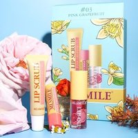 MLSMILE - Set of 4: Lip Care & Hair Elastic Gift Set - Pink Grapefruit #03 Pink Grapefruit MLSMILE - Set of 4: Lip Care & Hair Elastic Gift Set - Pink Grapefruit #03 Pink Grapefruit von MLSMILE