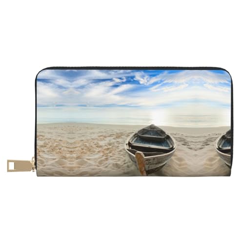 MLTRFGJ Magic Witch Witchcraft Bohemian Drawing Durable Printed and Fashionable Leather Wallet with Secure Zipper Closure, Boot Strand Sonnenaufgang Zeit nautisch, Einheitsgröße MLTRFGJ Magic Witch Witchcraft Bohemian Drawing Durable Printed and Fashionable Leather Wallet with Secure Zipper Closure, Boot Strand Sonnenaufgang Zeit nautisch, Einheitsgröße von MLTRFGJ