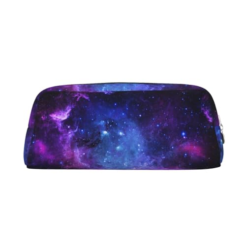 MLTRFGJ Multifunktionales Federmäppchen aus Leder mit Galaxie-Motiv, geeignet für Schule, Büro und Reisen, silber, Einheitsgröße, Kosmetiktasche MLTRFGJ Multifunktionales Federmäppchen aus Leder mit Galaxie-Motiv, geeignet für Schule, Büro und Reisen, silber, Einheitsgröße, Kosmetiktasche von MLTRFGJ