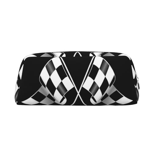MLTRFGJ Multifunktionales Federmäppchen aus Leder mit Reißverschluss, geeignet für Schule, Büro und Reisen, Schwarz / Weiß, silber, Einheitsgröße, Kosmetiktasche MLTRFGJ Multifunktionales Federmäppchen aus Leder mit Reißverschluss, geeignet für Schule, Büro und Reisen, Schwarz / Weiß, silber, Einheitsgröße, Kosmetiktasche von MLTRFGJ