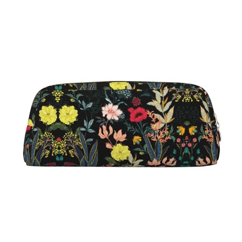 Multifunktionales Federmäppchen aus Leder mit Reißverschluss, geeignet für Schule, Büro und Reisen, gold, Einheitsgröße, Kosmetiktasche Multifunktionales Federmäppchen aus Leder mit Reißverschluss, geeignet für Schule, Büro und Reisen, gold, Einheitsgröße, Kosmetiktasche von MLTRFGJ