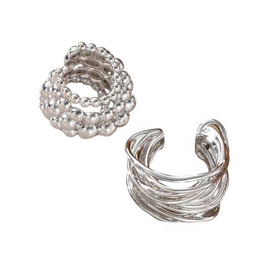 2 Stücke Mehrere Stränge Perlenohrringe Mit Künstlerdrahtpackung Für Alltägliche Verschleiß Und Besondere Anlässe Handgefertigte Ohrringe von MLWSKERTY