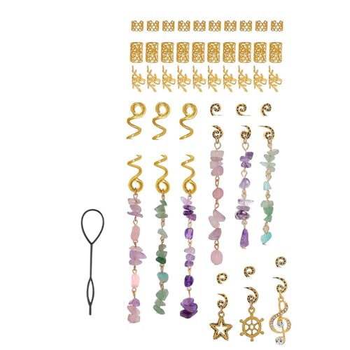 Auffällige Metalldreadlock Spring Clip Haare Accesores Haarstücke Ornament Für Einzigartige Frisuren Und Modeliebhaber von MLWSKERTY
