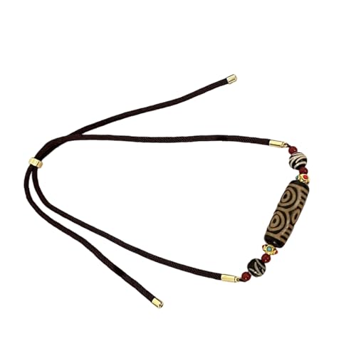 Dateless Neun Augen Achat Halskette Multi Gelegenheit Vielseitiger Nackenschmuck Für Weisheitssuchende Und Mode Enthusiasten Handgeschnitzte Achat Halskette von MLWSKERTY