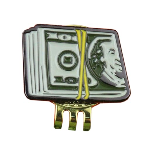 Dollar Bill Golf Ball Marker Mit Metallmagnethut Clip Beutelzubehör von MLWSKERTY