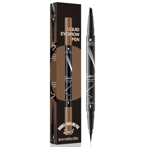 Doppelte Eyebrow Stift Microblading Eyebrow Bleistift Mit 4 Gabelspitzen Flüssiger Augenbrauenstift Für Tägliche Augenbrauen Make Up von MLWSKERTY