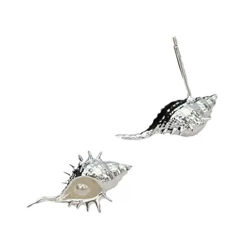 Entzückende Muschelohrohrstifte Ohrzubehör Frauen Ohrjewelry Einfache Ohrringe Legierung Textur Geeignet Für Alltägliche Verschleißschstene von MLWSKERTY