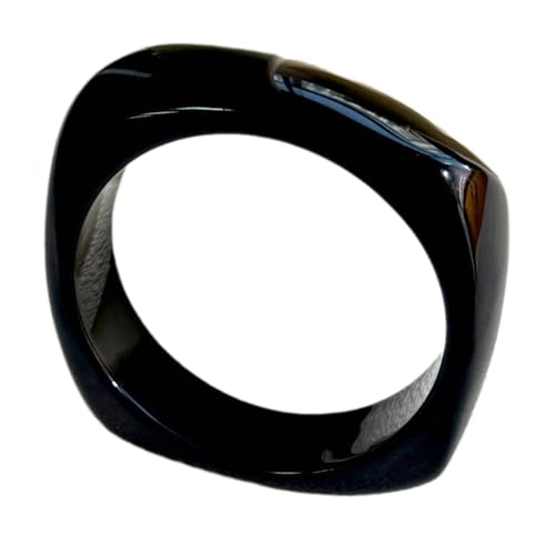 Farbig Quadratisch Geometrisch Dickes Harzarmband Unregelmäßiger Manschetten Armreifenzubehör Statement Charm Schmuck Für Frauenharzarmband von MLWSKERTY