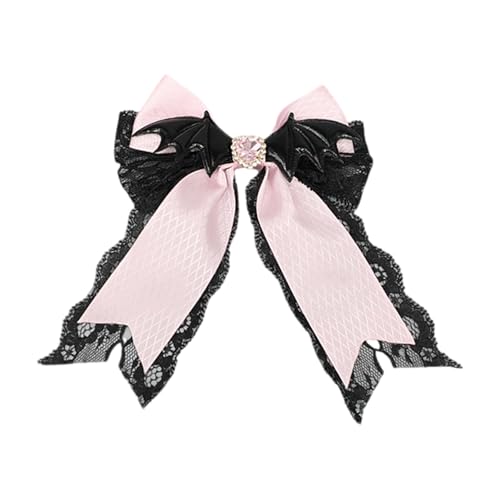Japanische Haarclip Halloween Fledermausflügel Bowknot Barrettes Anime Kostüm Dekore Erwachsene Styling Accessoires Frauen Haarstück Haarstück von MLWSKERTY