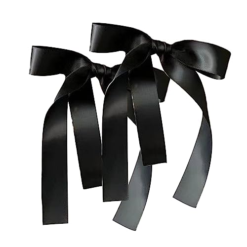 Kinder Mädchen Kleinkind Schwarz Schleife Haarspange Frauen Mädchen Haipin Multifunktions Haar Zubehör Für Indoor Outdoor Reisen Haar Bögen Für Frauen von MLWSKERTY