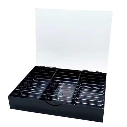 Klare Acrylbox Für Frauen Schützen Und Zeigen Ihre Falschen Nägel Verstellbaren Fächer Leicht Und Reisenfreundlich von MLWSKERTY