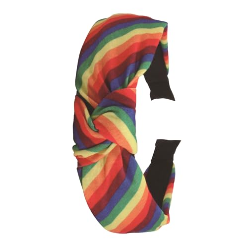 LGBTQ Regenbogen-Stirnbänder für Damen, Haarband, Kopfbedeckung, niedliches Outdoor-Haar-Accessoire, Haarband von MLWSKERTY