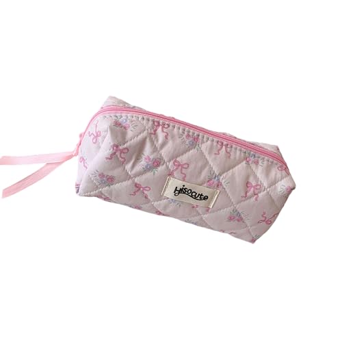 MLWSKERTY Bleistiftbeutel Stiftbeutel Einfache Bleistiftkoffer Süße Bögen Bag Stiftbeutel Ästhetische Hülle Zurück In Die Schule Liefert Koreanische Stile Süße Bögen Beutel Beutel von MLWSKERTY