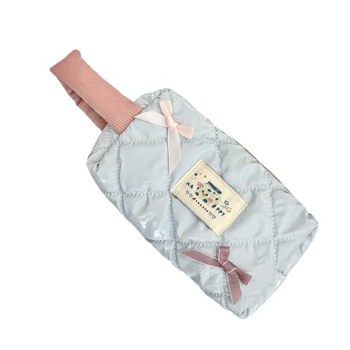 MLWSKERTY Cartoon Bleistiftkoffer Make Up Tasche Große Kapazität Stiftbeutel Schöne Bögen Schreibtisch Organisatoren Für Student Ästhetische Beutel Schöne Beulen Bleistift Make Up Kosmetik von MLWSKERTY