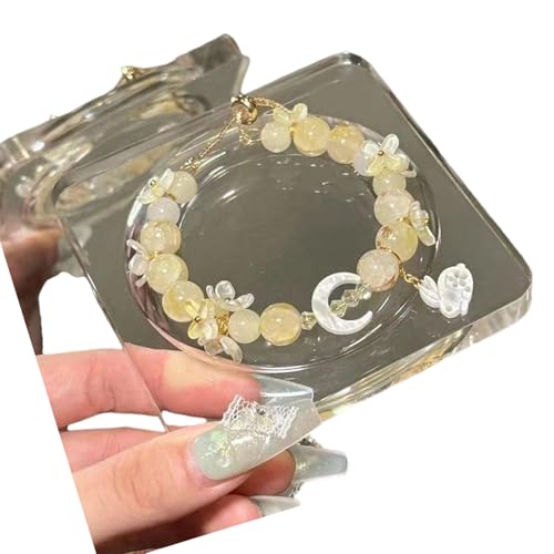 MLWSKERTY Einzigartige Designs Perlen Armbandharz Textur Einstellbare Länge Armband Geeignet Für Frauen Und Mädchen Freizeitstile Charme von MLWSKERTY