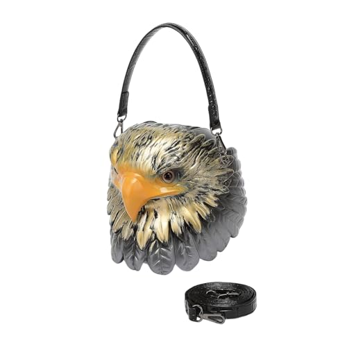 MLWSKERTY Elegante Crossbody Geldbörse Mit Eulenform Praktische PU Umhängetaschen Mehrere Tragestile Für Alltägliche Essentielle Modische Unisex Crossbody Tasche von MLWSKERTY