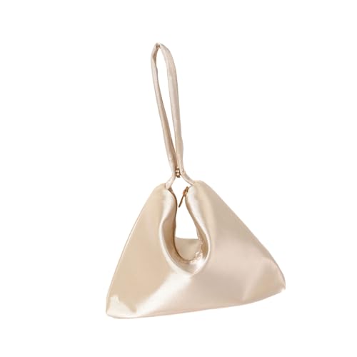 MLWSKERTY Elegante Feste Abendtasche Mit Magnetverschluss Top Knödelhandtaschen Für Abschlussballveranstaltung Und Hochzeitsfeiern Schwarze Abschlussballhandtasche von MLWSKERTY